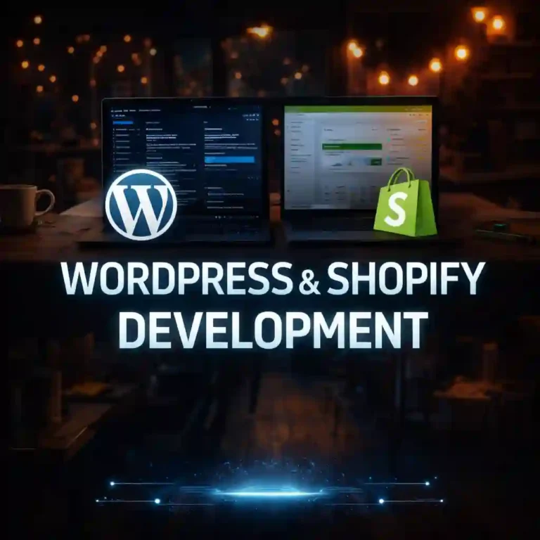wordpress & shopify course